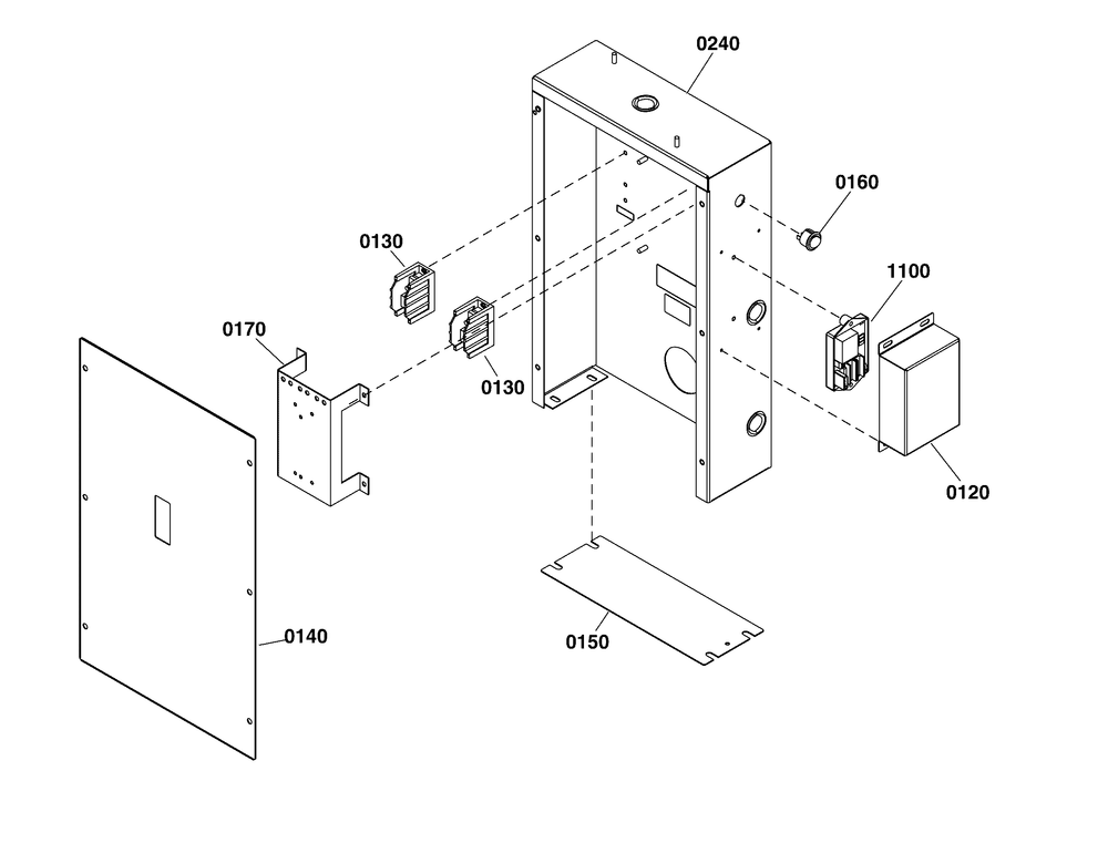 Control Box Group Diagram and Parts List for 076355-03  Briggs and Stratton Generator
